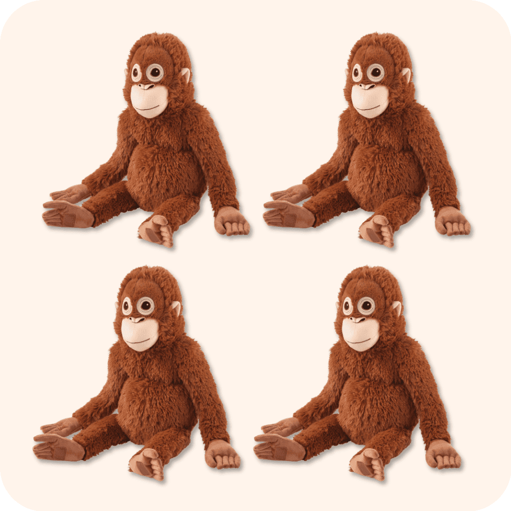 Punch Monkey Plush 4PCS Punch Monkey Plush 4PCS